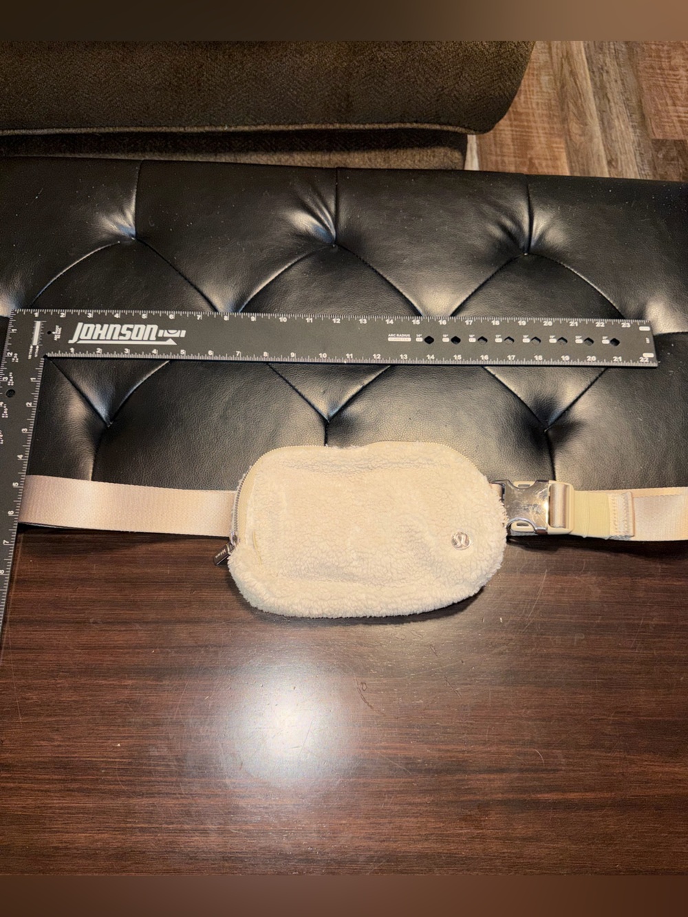 lululemon athletica Beige Sherpa Belt Pouch